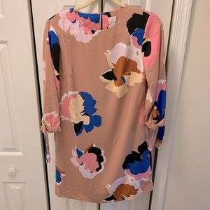 Floral Patterned Smock Dress
